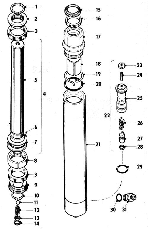 Hydraulický valec pre voľný zdvih