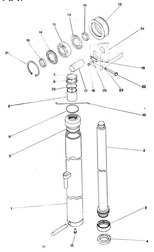 Hydraulický valec kompl.