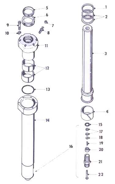 Hydraulický válec zdvihací 3,3m