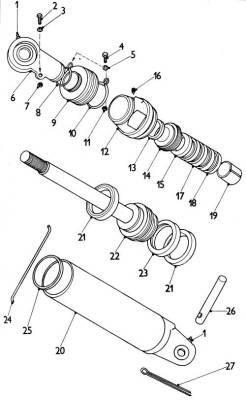 Hydraulický válec kompl.