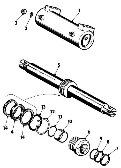 Hydraulický válec servořízení kompl.