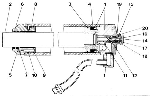 Hydraulický válec zvedací kompl.